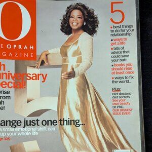 Oprah Magazine May 2005 VOL 6 NO 5. Sealed 5th Anniversary Special O
